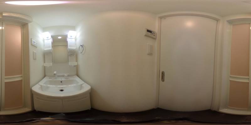 パノラマ画像洗面所