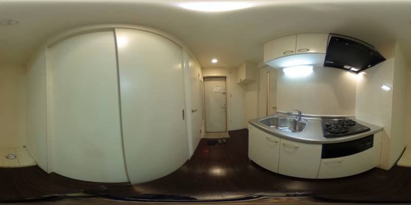 パノラマ画像キッチン