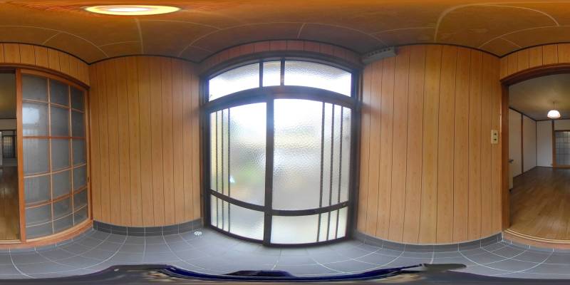 パノラマ画像玄関