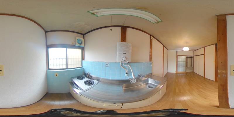 パノラマ画像キッチン