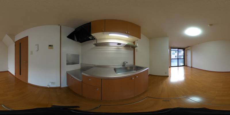 パノラマ画像キッチン