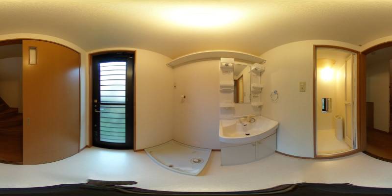 パノラマ画像洗面所