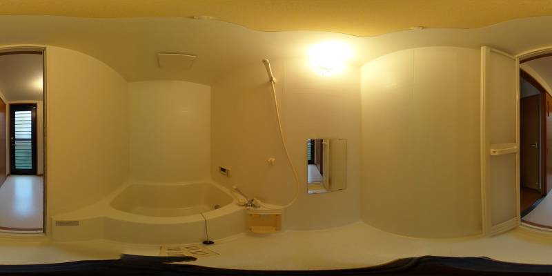 パノラマ画像バスルーム