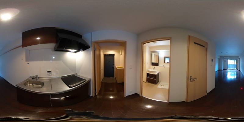 パノラマ画像キッチン