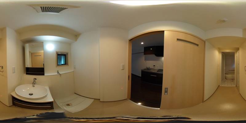 パノラマ画像洗面所