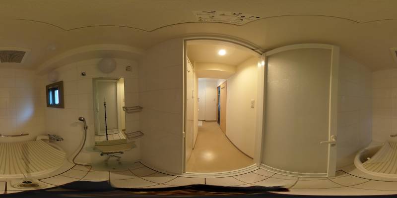 パノラマ画像バスルーム