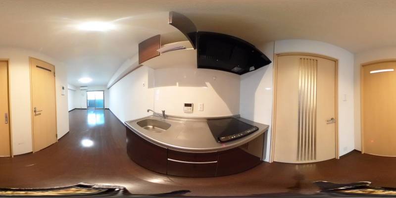 パノラマ画像キッチン