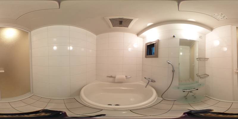 パノラマ画像バスルーム