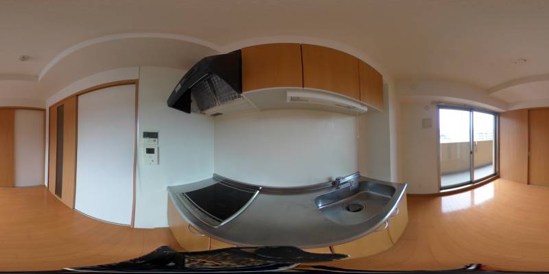 パノラマ画像キッチン