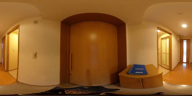 パノラマ画像玄関