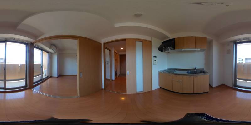 パノラマ画像キッチン