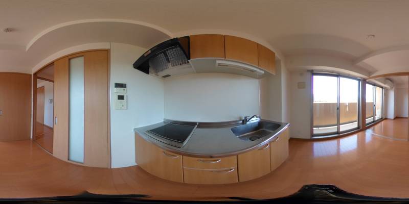 パノラマ画像キッチン