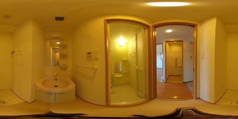 パノラマ画像洗面所