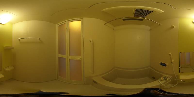 パノラマ画像バスルーム