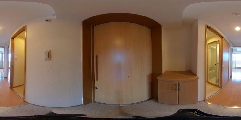 パノラマ画像玄関