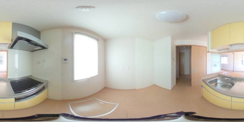 パノラマ画像キッチン