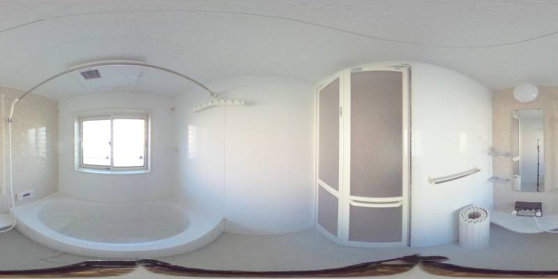 パノラマ画像バスルーム