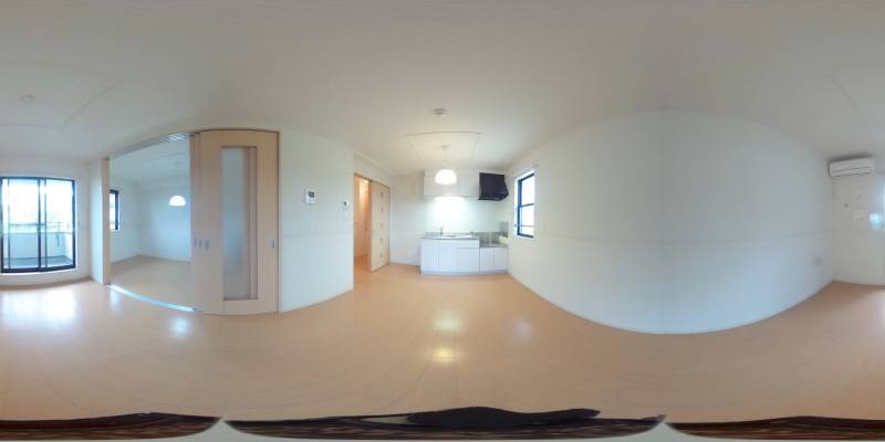 パノラマ画像リビング