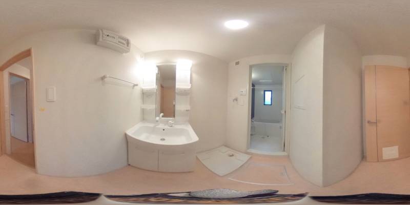 パノラマ画像洗面所