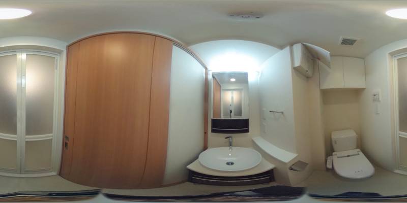 パノラマ画像洗面所