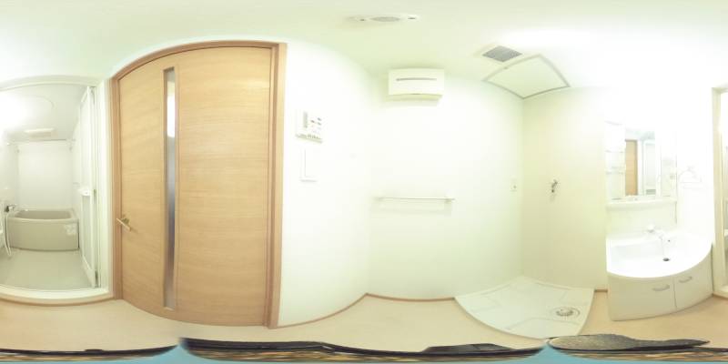 パノラマ画像洗面所