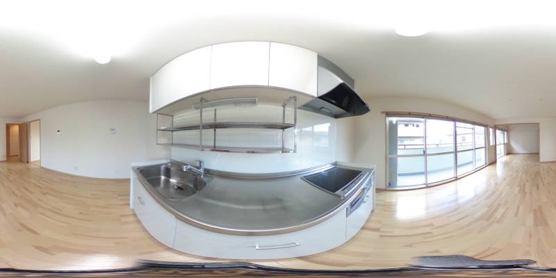 パノラマ画像キッチン