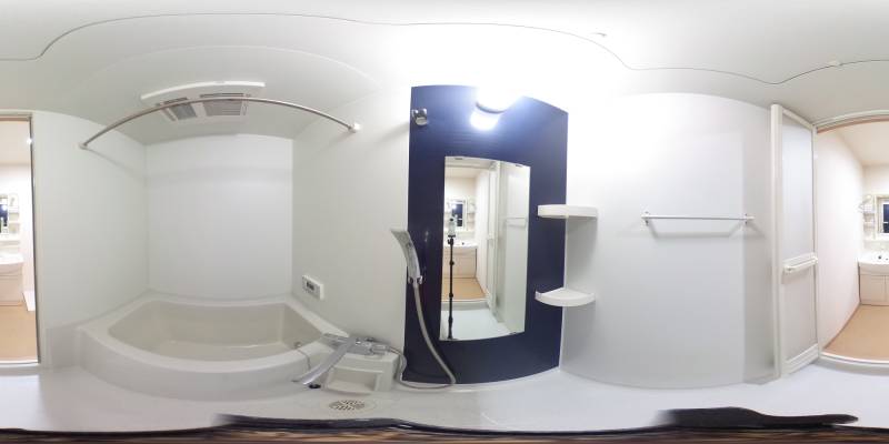 パノラマ画像バスルーム