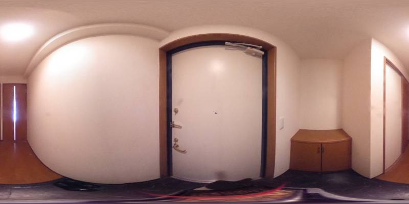 パノラマ画像玄関