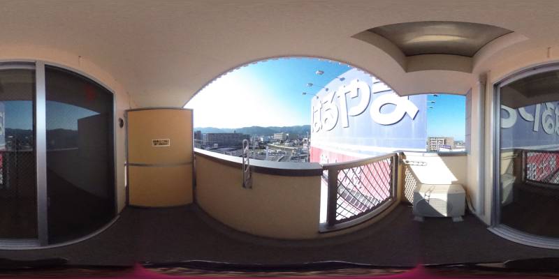 パノラマ画像バルコニー