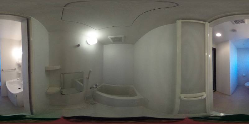 パノラマ画像バスルーム