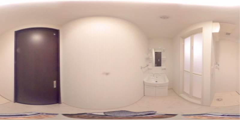 パノラマ画像洗面所