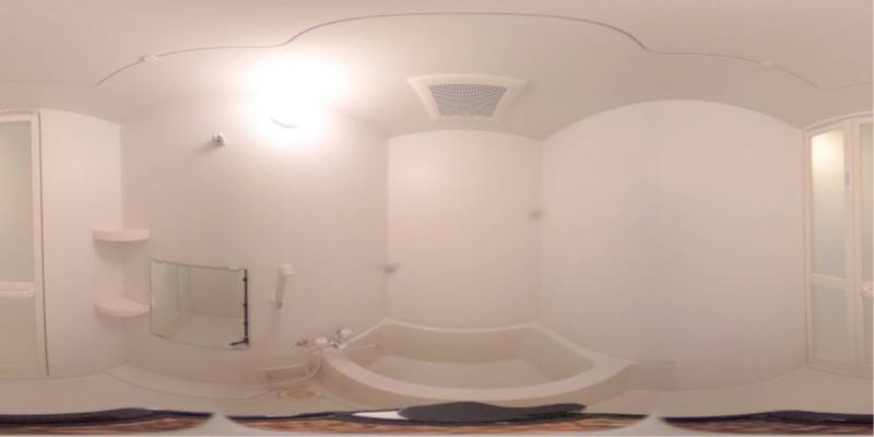 パノラマ画像バスルーム