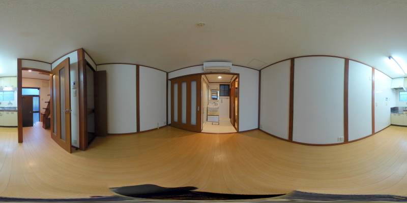 パノラマ画像リビング