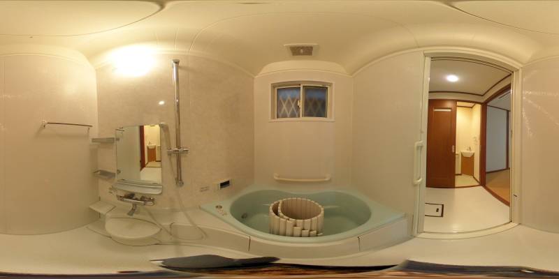 パノラマ画像バスルーム