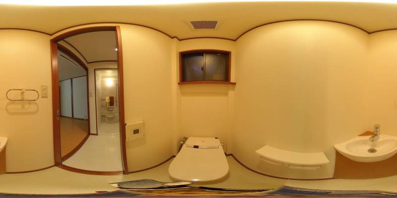 パノラマ画像トイレ