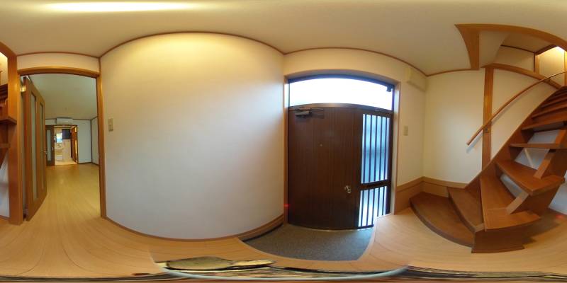 パノラマ画像玄関