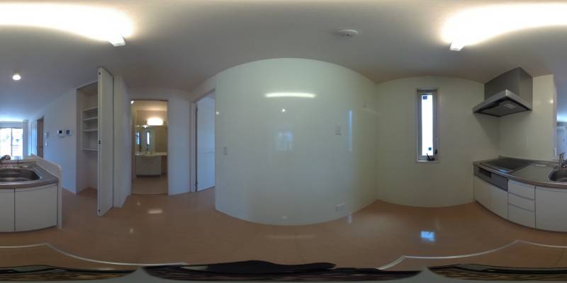 パノラマ画像キッチン