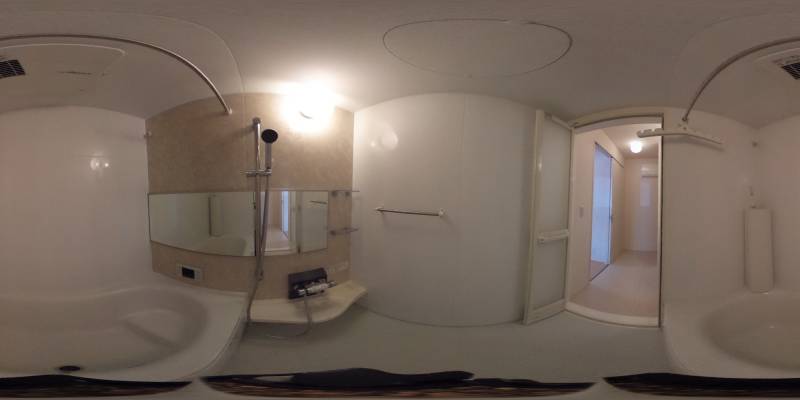 パノラマ画像バスルーム