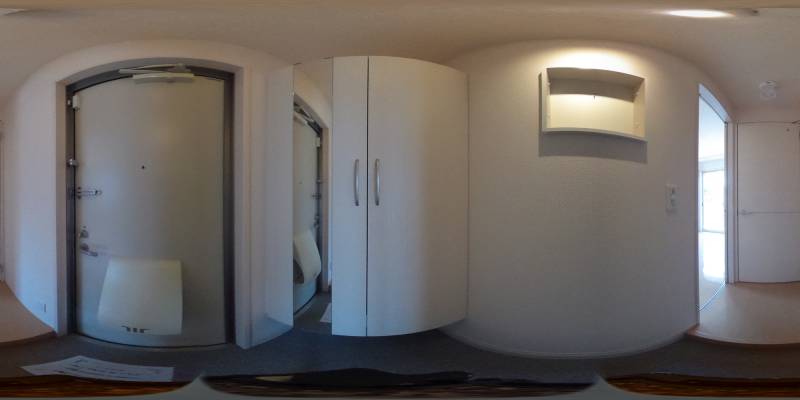 パノラマ画像玄関