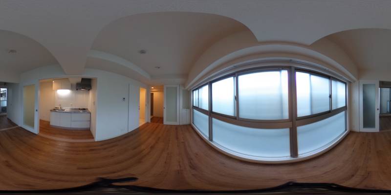 パノラマ画像リビング