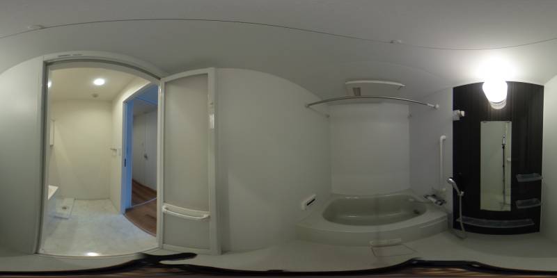パノラマ画像バスルーム