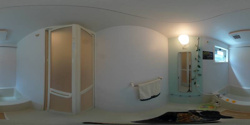 パノラマ画像バスルーム