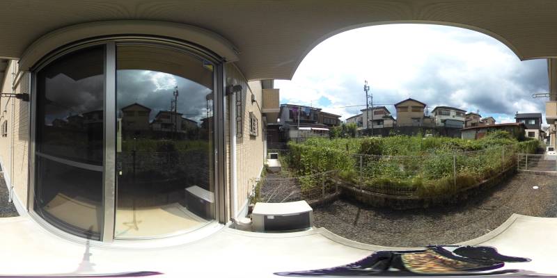 パノラマ画像バルコニー