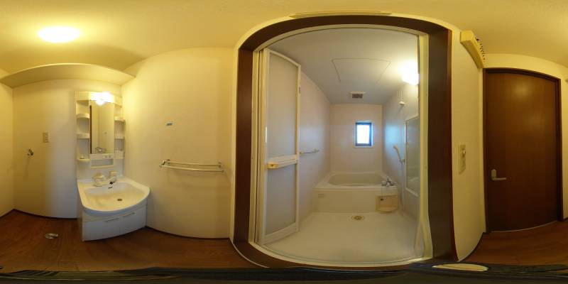 パノラマ画像バスルーム