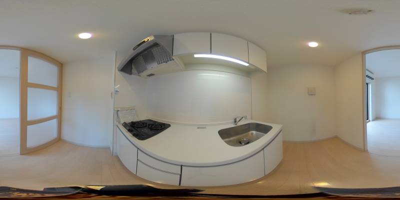 パノラマ画像キッチン