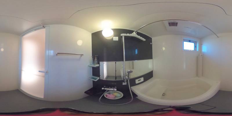 パノラマ画像バスルーム