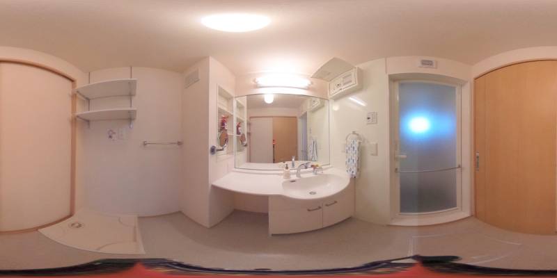 パノラマ画像洗面所