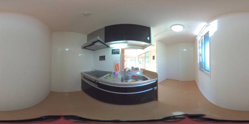 パノラマ画像キッチン