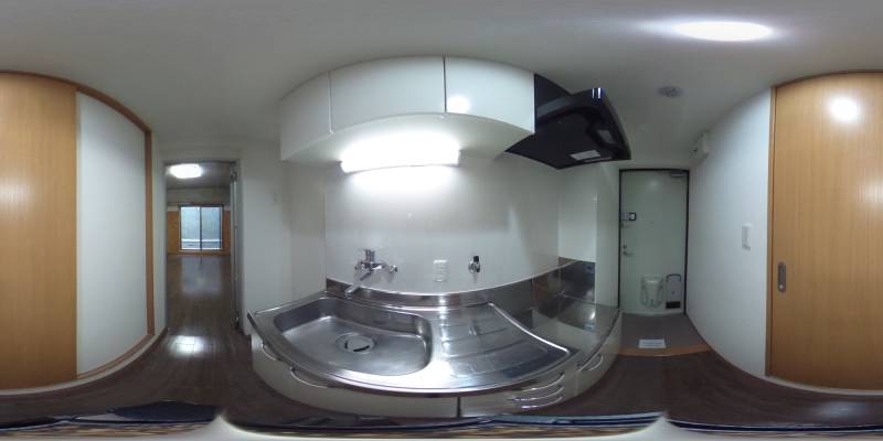 パノラマ画像キッチン