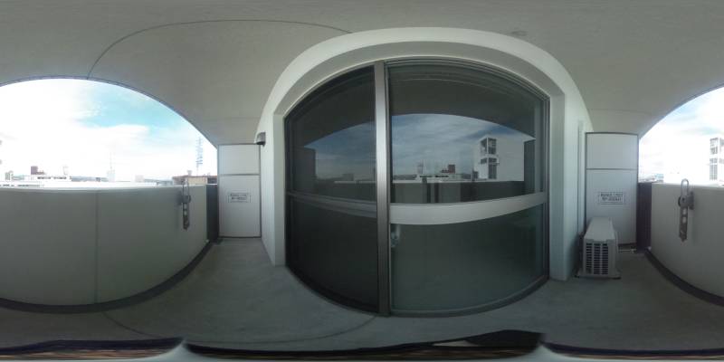 パノラマ画像バルコニー